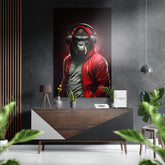 Anger of the Ape Brushed Aluminum Dibond Wall Art.